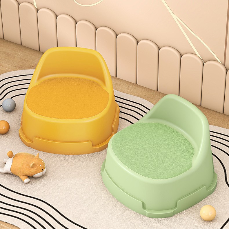 Cute Small Stool with Backrest for Home Use, Children's Plastic Shoe-Changing Stool, Bathroom Shower Small Bench Chair