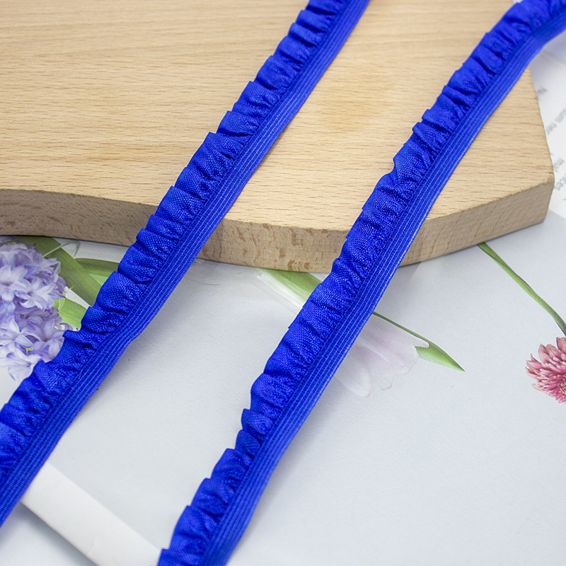 Picture of Bluebird 15mm Unilateral Auricularia Lace Ribbon Wrinkled Wrinkled Strap Ruffled Elaine Belt Baby Clothes Pet Clothes