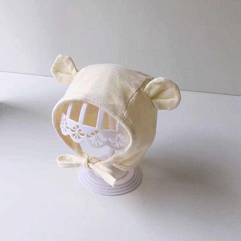 Baby Hat Spring and Autumn Fetal Hat Newborn Infant Super Cute Men and Women Baby Ear Protection Hat Children ins Autumn and Winter 1