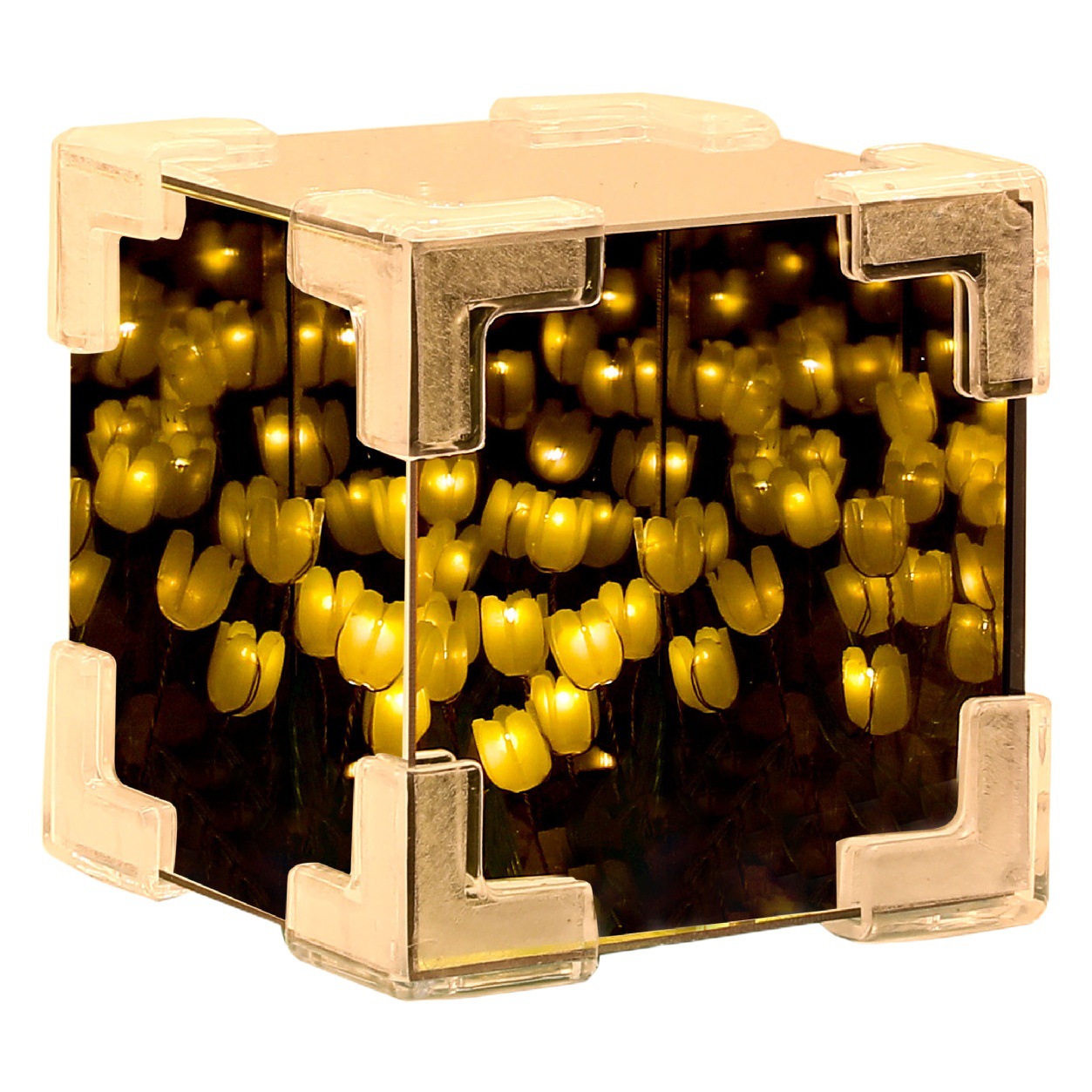 Rubik's Cube Tulip night light diy three-dimensional Rubik's Cube tulip flower sea night light creative gift night light
