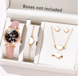 Picture of New TikTok Popular Women's Watch Fashion Personality Simple Watch Butterfly Digital Belt Watch Set
