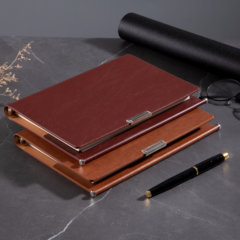 Creative loose-leaf notebook A5 personality diary simple meeting record book card business high-end notebook