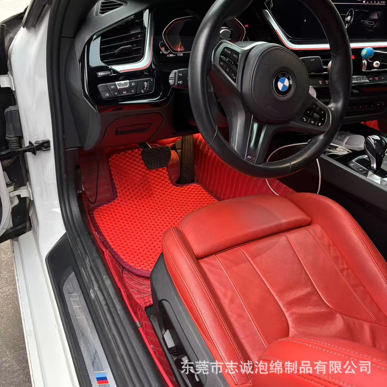 Source manufacturers supply EVA grid car mat sheet diamond hexagonal hole non-slip wear-resistant material in stock