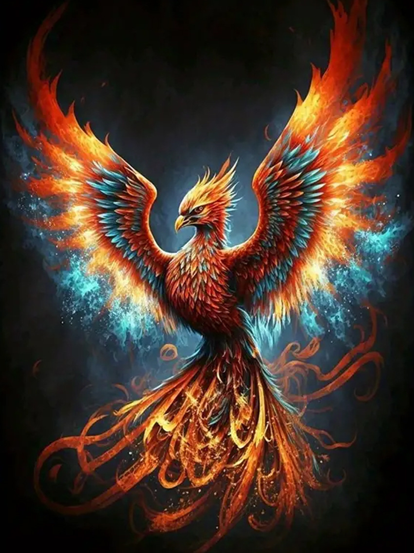 Picture of Foreign Trade Cross-Border 5D Animal Scenery Full of Diamonds DIY Diamond Embroidery Full of Diamonds Rubik's Cube Round Diamond Craft Decorative Painting Diamond Painting