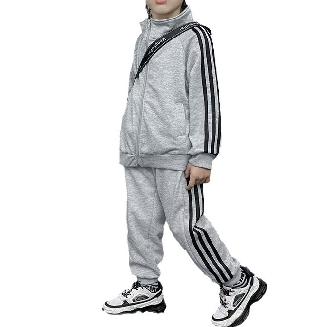 Picture of Children's suit Spring and Autumn Sports Leisure Boys and Girls Children's Sports Three-Pole suit Baby Handsome Two-Piece Fashionable Set