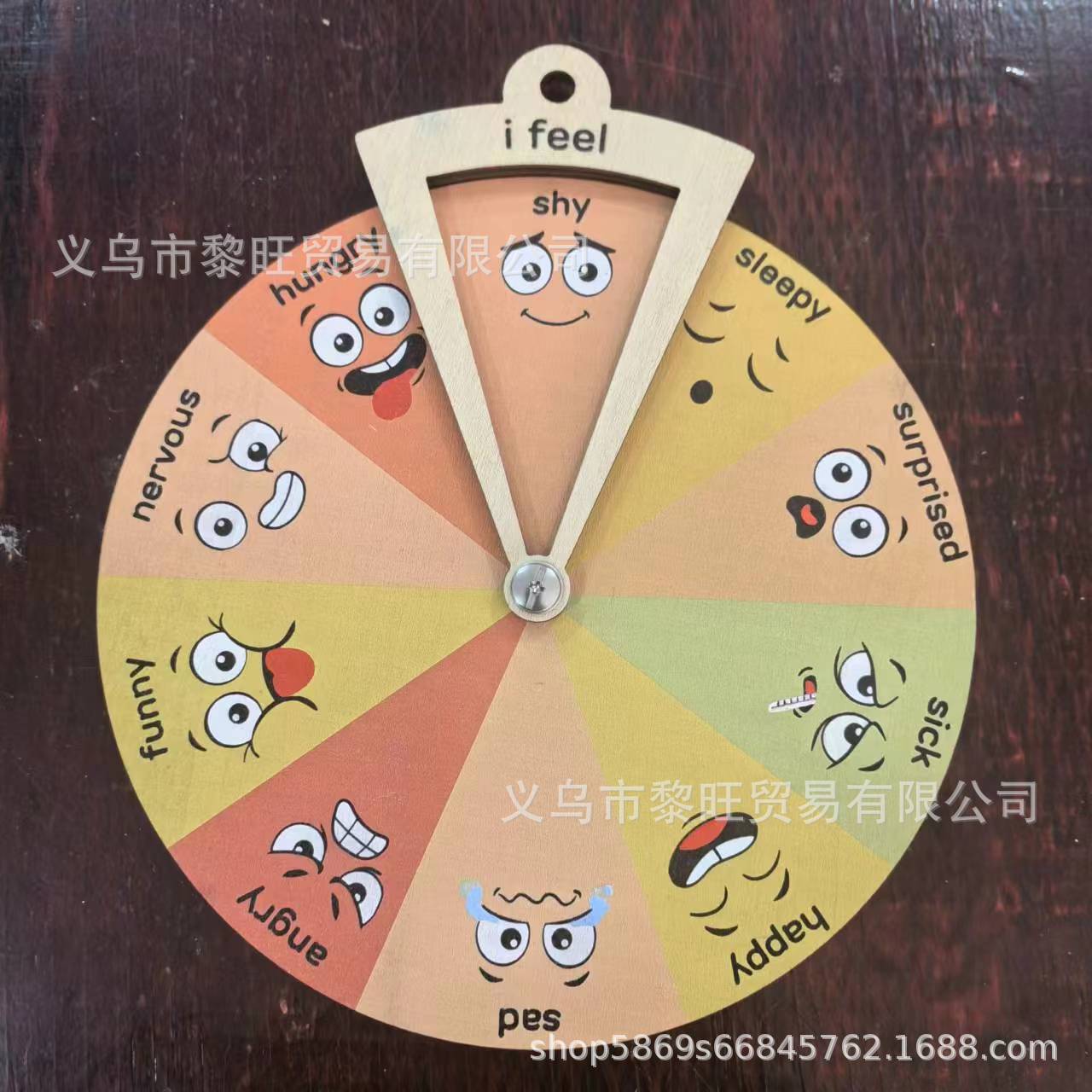 Picture of Cross-border new Montessori toys expression emotion management gifts home decorations wooden crafts toys