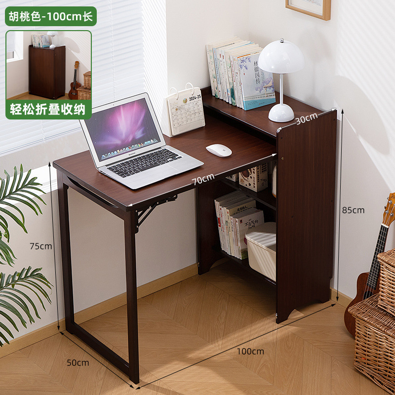 Picture of Foldable Student Desk and Chair Study Desk and Chair suit Home Computer Desk Desktop Table Simple Children's Study Desk
