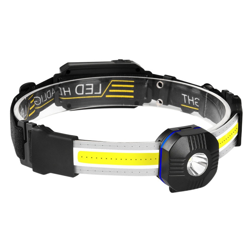 Cross-border new COB strong light headlamp long endurance head-mounted flashlight LED multi-light source multifunctional fishing headlamp
