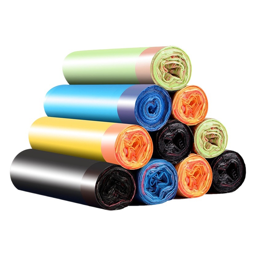 Household Garbage Bag Drawstring Type Thickened Cleaning Storage Garbage Bag Manufacturer Portable Automatic Drawstring Plastic Bag Wholesale