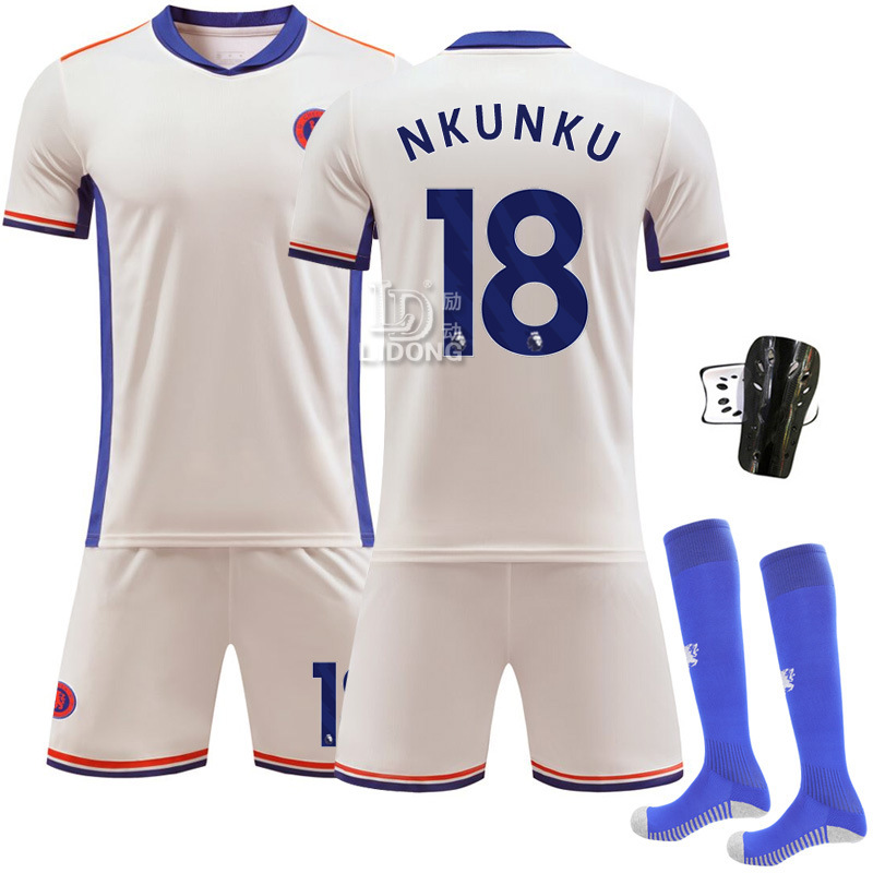 Picture of 2425 Chelsea New Away No.20 Palmer 8 Enzo 14 Felix Football Jersey suit