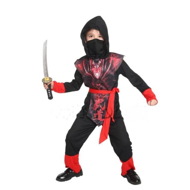 Halloween Wonder Ninja Kid cos Anime Costume Kids Show Naruto Samurai Clothing Ninja Costume