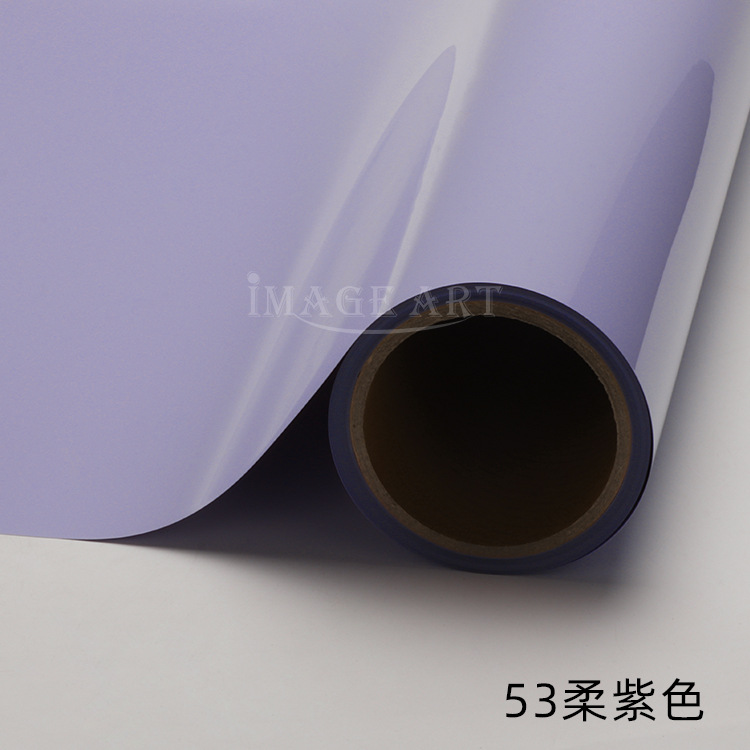 Picture of PU thermal transfer engraving film logo printing ordinary color engraving hot stamping film clothing T-shirt hot stamping film whole roll