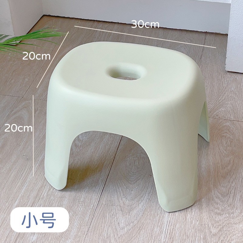 Picture of Household Plastic Small Stool Simple Style Thickened Coffee Table Small Stool Shoe Changing Stool Sofa Stool Bathroom Low Stool Chair