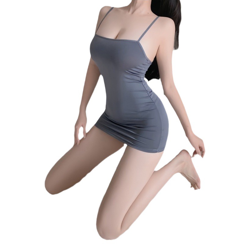Sexy lingerie sexy sling ice silk tights skirt free off pajamas perspective midnight charm passion temptation suit