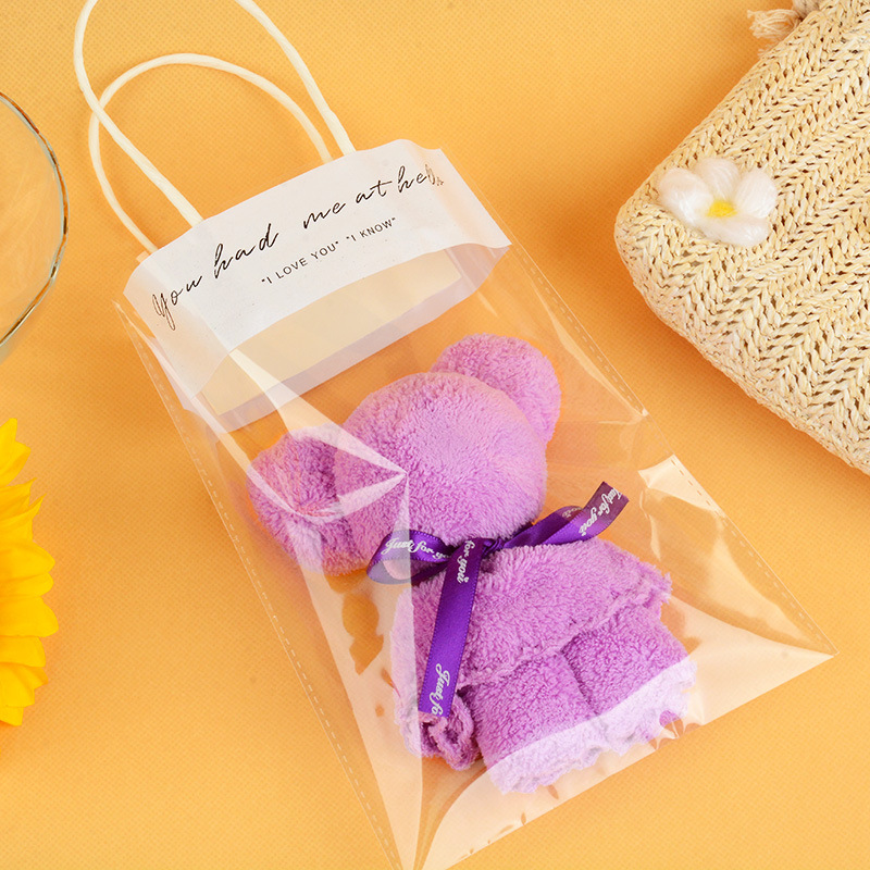Picture of Coral fleece creative towel bear companion gift wedding birthday holiday business graduation gift wholesale