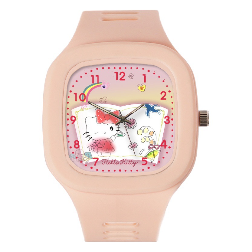 Cross-border creative small square electronic watch waterproof personalized fashion student lovers watch girls watch in stock wholesale