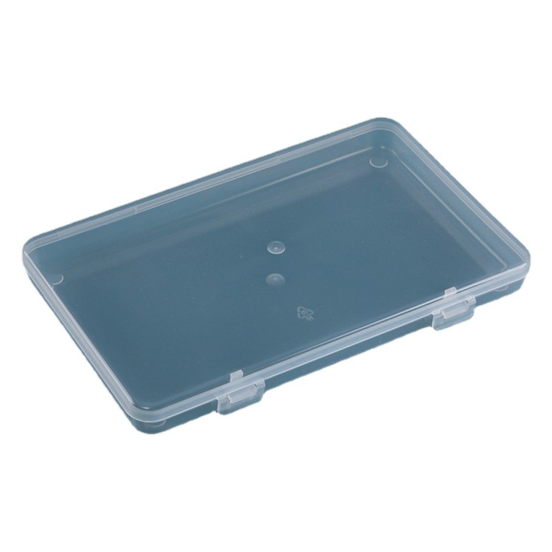 Oil painting stick packaging stationery box flip pp plastic box cosmetic brush storage finishing box mask dustproof storage box