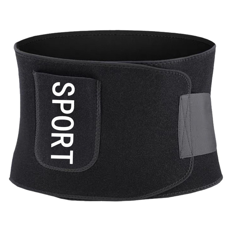 Sports Fitness Sweat Belt Running Plastic Waist Hot Sweat Burning Fat Warm Protection Lightweight Storage Sweat Belt