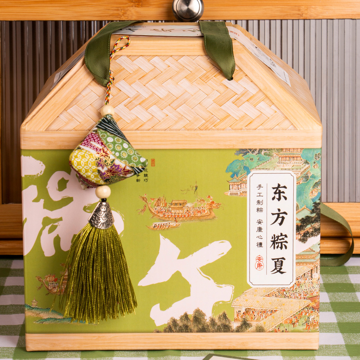 2025 Dragon Boat Festival Zongzi Gift Tea Corrugated Packaging Box Creative Duck Egg Heterosexual Native Product Zongzi Outer Packaging Box