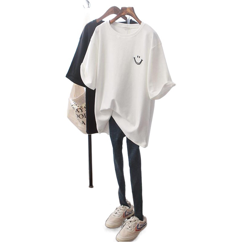 White T-shirt women's short sleeve 2025 summer new South Korea loose plus size student clothes women ins a generation of hair