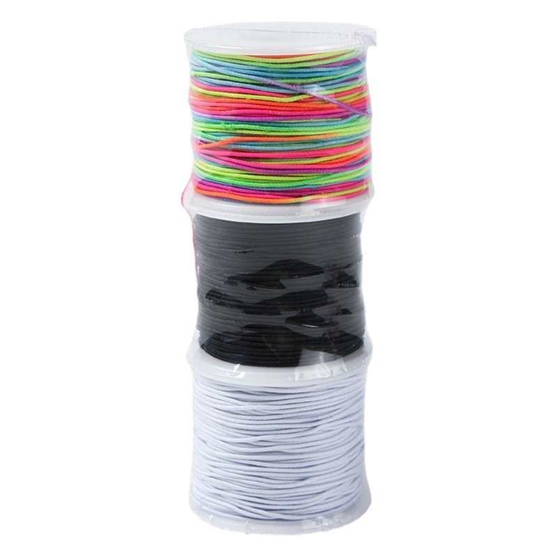 Core elastic string beaded rope bracelet rubber band elastic line diy handmade beaded rope bracelet 1.0mm wholesale