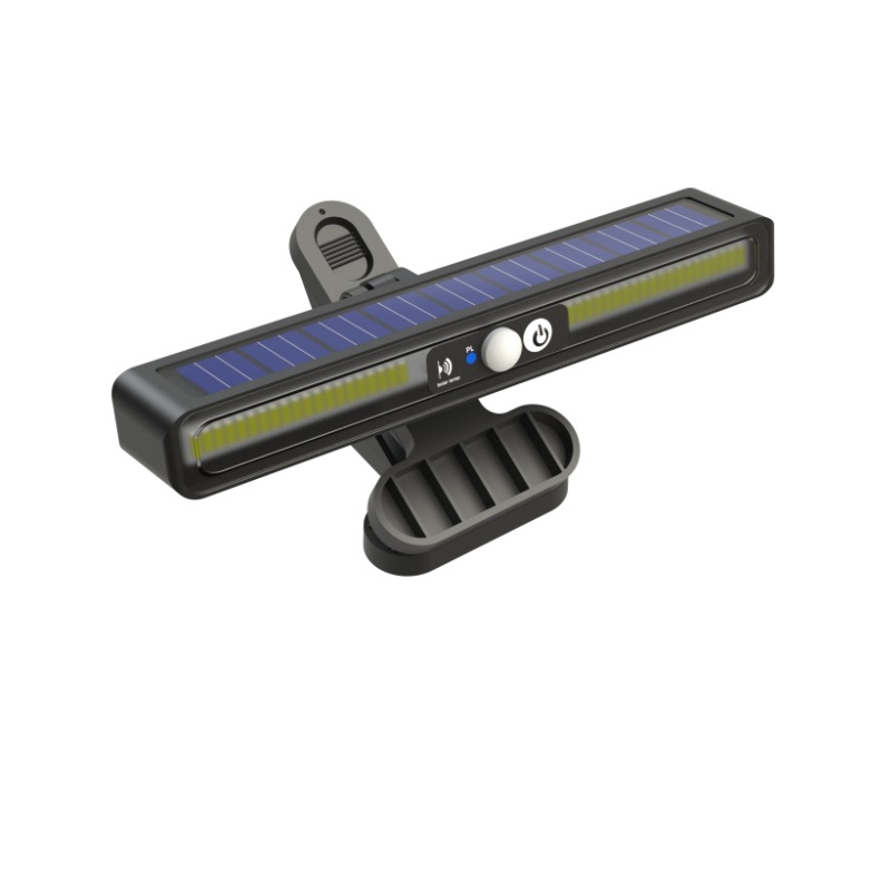 Picture of New Solar Clip Light Courtyard Garden Waterproof Outdoor Lighting Solar Human Body Induction Waterproof Wall Light