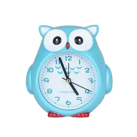 Picture of Alarm Clock Cartoon Chicken Owl Gift Hanging Clock Clear Clock Big Word Cute Bedside Children Students