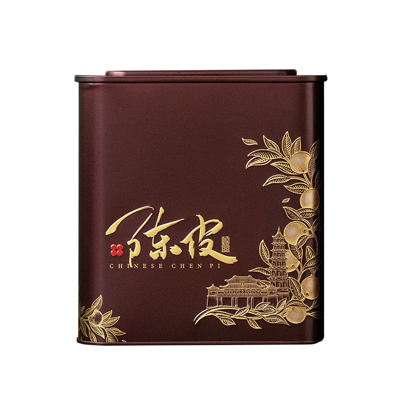 Picture of High-grade tangerine peel storage box special half a kilo packed in a kilo sealed cans tangerine peel packaging box with gift bag gift box wholesale