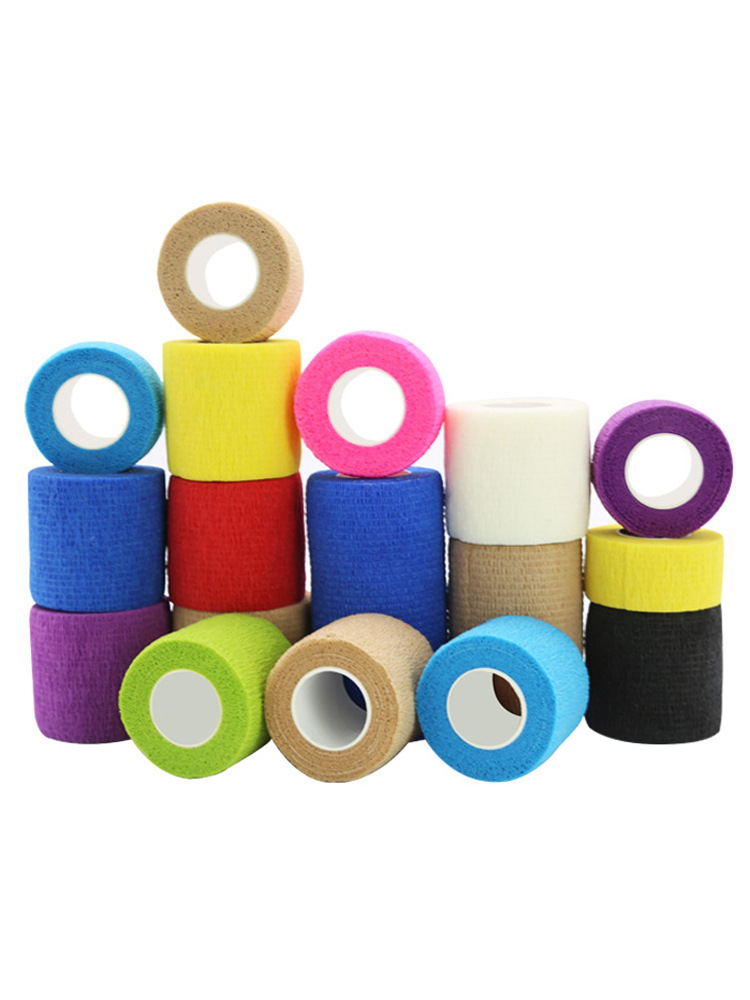 Picture of Spot self-adhesive bandage pet dog bandage finger bandage non-woven elastic elastic outdoor camouflage bandage
