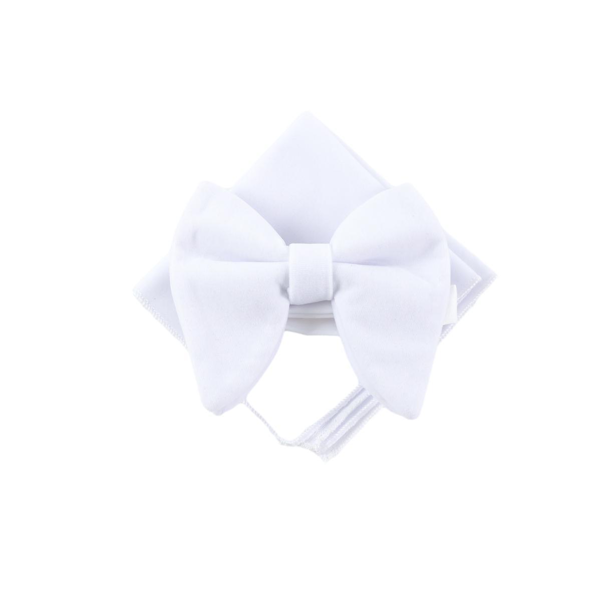 Picture of AliExpress EBAY WISH Multicolor Bow Tie Velvet Bow Performance Solid Color Gentleman Bow Tie Handkerchief