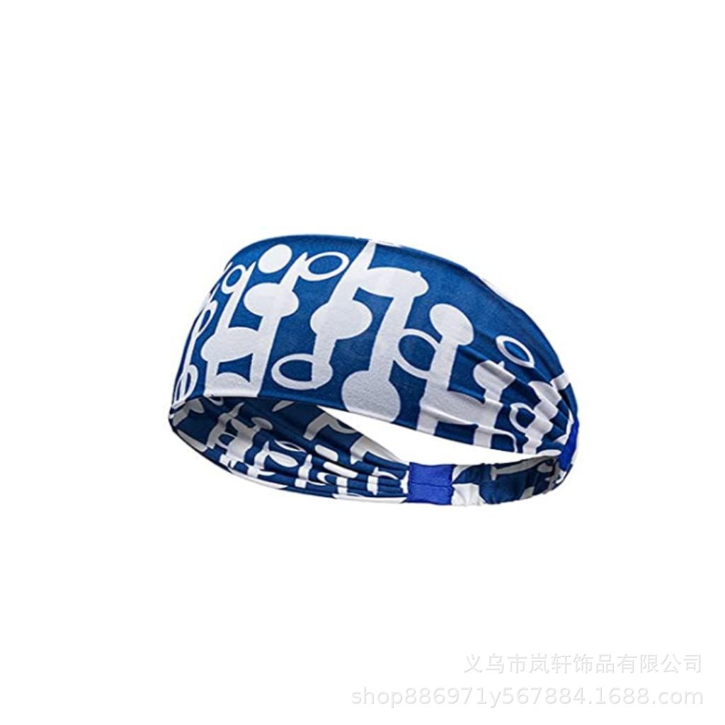 Picture of Sports Sweat-Absorbent Headband Running Fitness Forehead Protector Scarf Headband Headband New Basketball Men and Women Spring and Summer Sports Headband