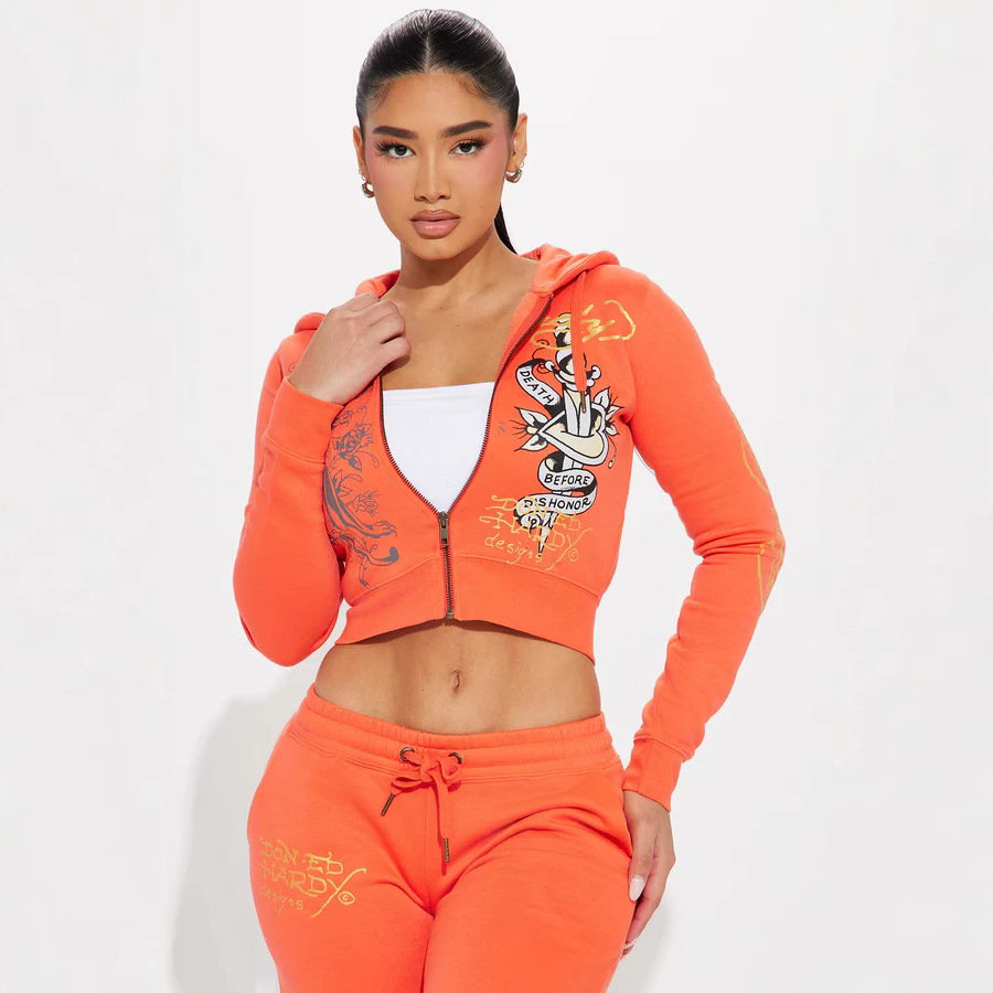 Spring 2025 XH2021 Cross-border European and American Women's Fashion Positioning Printed Pants suit