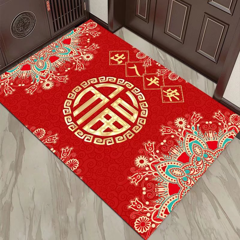 Picture of Chinese-style entrance door mat entrance door mat entrance non-slip mat home carpet entrance door