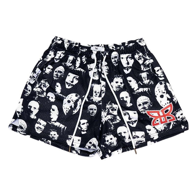 New American Style Trendy Brand Rain Movie Characters Shorts Sports Basketball Pants Outdoor Running Fitness Casual Quarterer Pants
