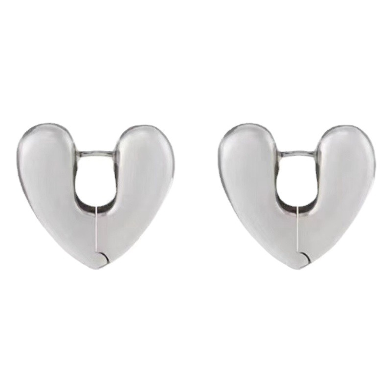 Love Earrings 2025 New Fashionable Niche Design Sense High-grade 925 Silver Pin Earrings Earrings Earrings for Women