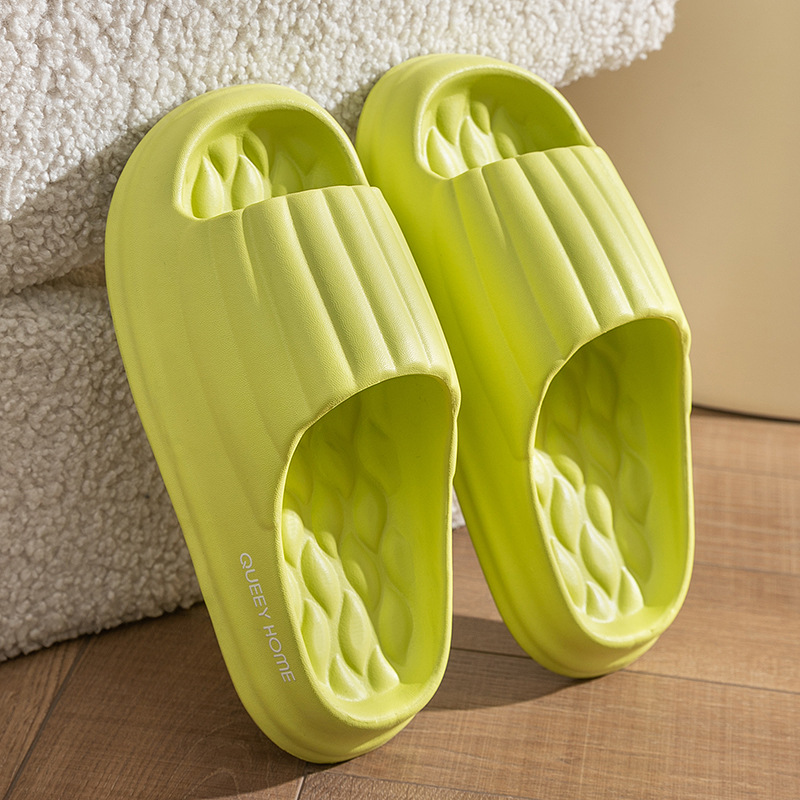 Picture of Clearance EVA slippers home odor and non-slip bathroom bathing and stepping on couple sandals wear outside in summer