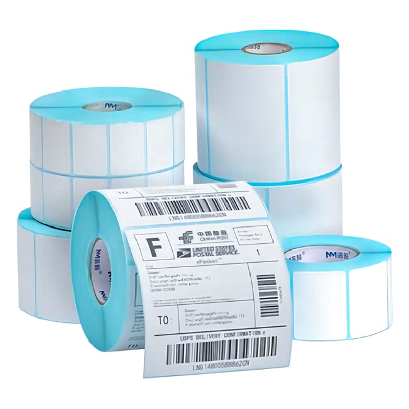 Three-proof thermal paper 100*100*150 self-adhesive label paper thermal label paper bar code sticker printing paper