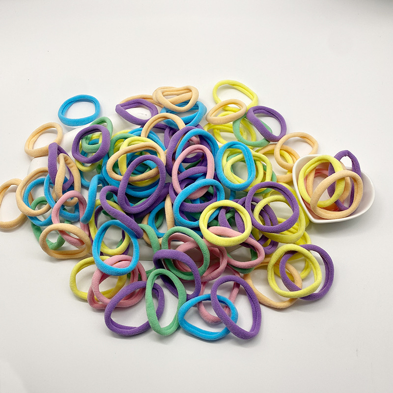 Picture of Single Wholesale Black Headband Hair Tie for Women Korean Style High Elasticity Does Not Hurt Hair Rubber Band High Ponytail Baby Hair Accessories