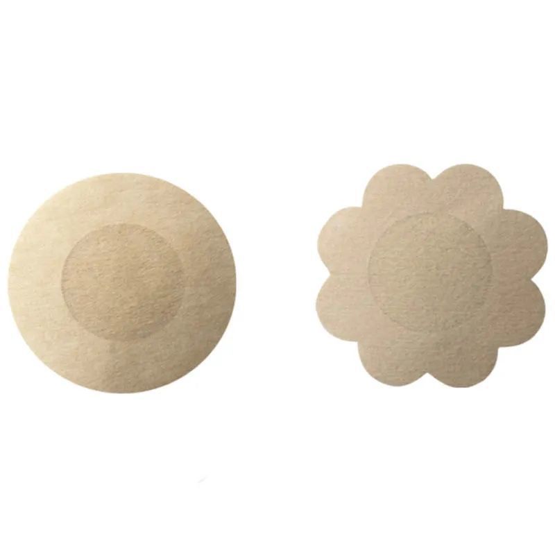 Picture of Chest Sticker Disposable Breast Sticker for Women's Wedding Dress Summer Thin Invisible Nipple Sticker Anti-bump Anti-running Light Sticker Universal Sling Sling