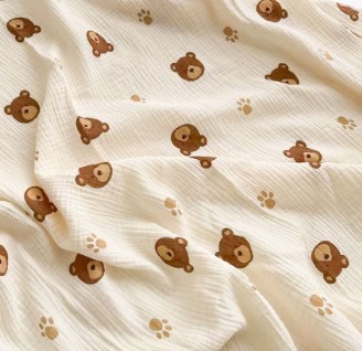 Picture of Bean Blanket Baby Quilt Summer Thin Gauze Air-conditioning Quilt Wholesale Children's Cotton Wrinkle Baby Blanket for Hair