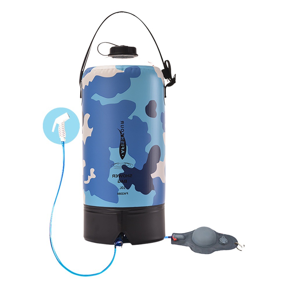 camping supplies water bag outdoor bath bag camping water storage bag cross border pvc portable solar shower bag