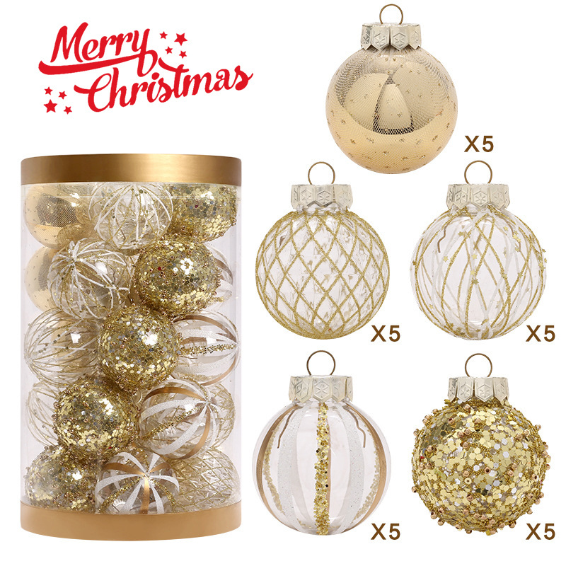 Christmas Decorative Ball Christmas Tree Scene Layout Pendant Dress Up Home Window Diy Creative Small Hanging Hanging Ornaments