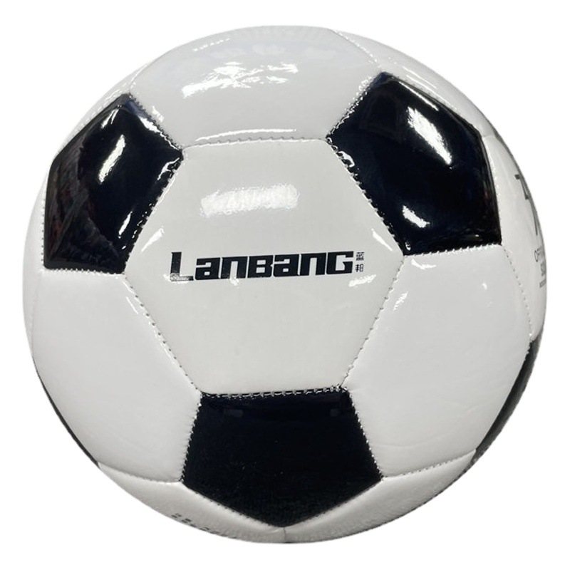 Blue Bang Football Black and White 3#4#5 Primary and Secondary School Students Training Competition Entertainment Campus Machine Sewing Football Color Football
