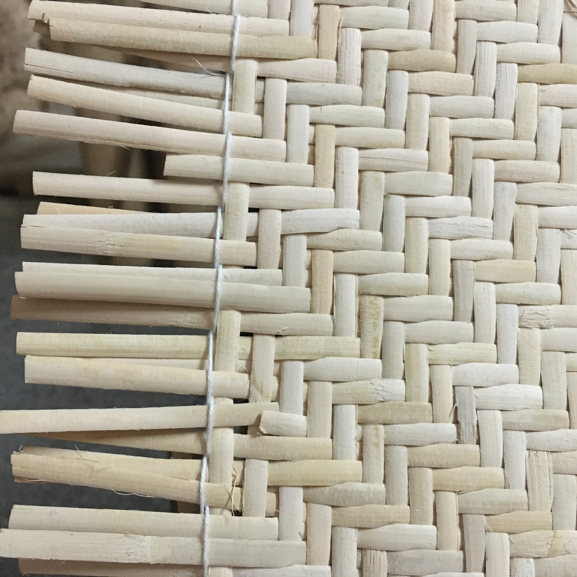 Picture of Indonesian Natural Rattan Material V-Shaped Mat Rattan Leather Rattan Rocking Chair Backrest Rattan Products Cabinet Door Decoration Rattan Mat Densely Woven