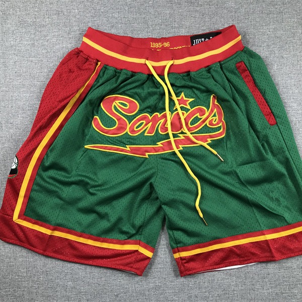 Pocket basketball pants supersonic retro mesh green supersonic green