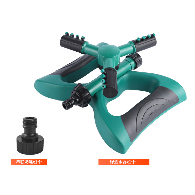Picture of Wholesale 360-Degree Automatic Rotating Butterfly Sprinkler Garden Watering Three-Head Series Three-Pronged Lawn Sprinkler