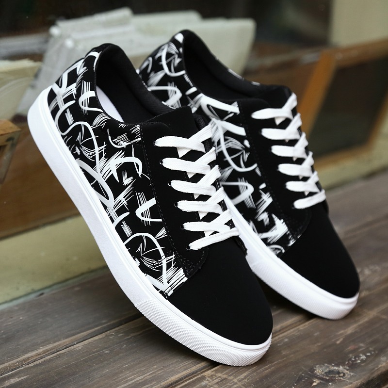 Spring new men's casual shoes student sports shoes running shoes fashion Korean men's shoes a generation of hair