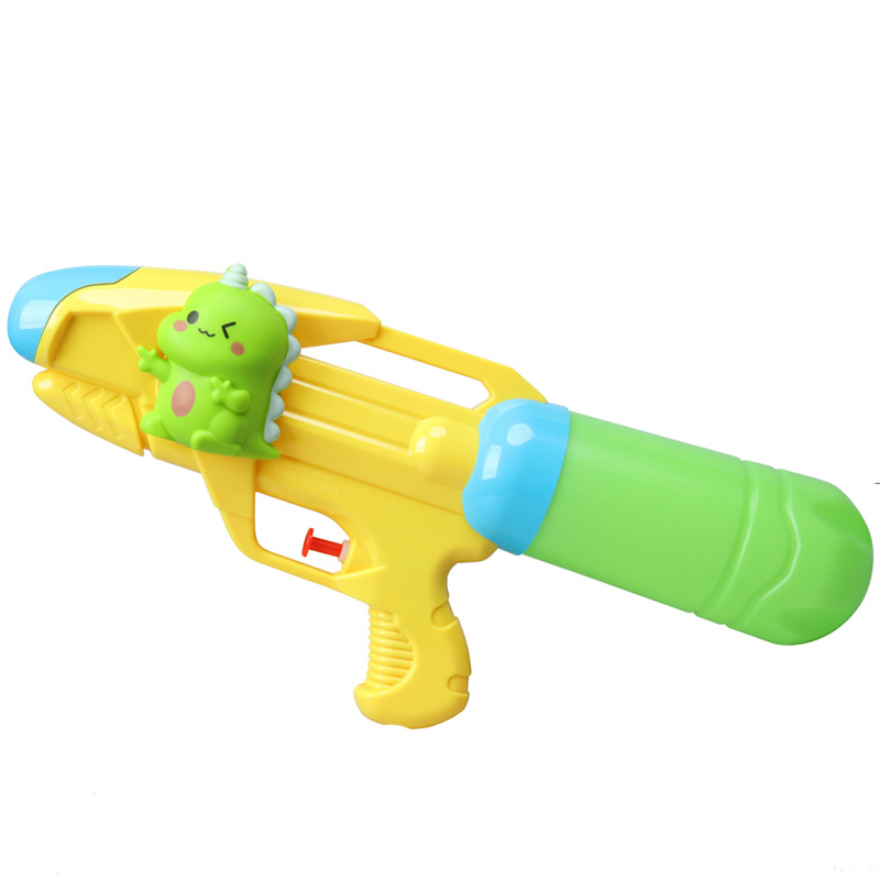 Picture of New children's water gun toy Net red double nozzle water gun pony dinosaur duck shark pull-out water gun