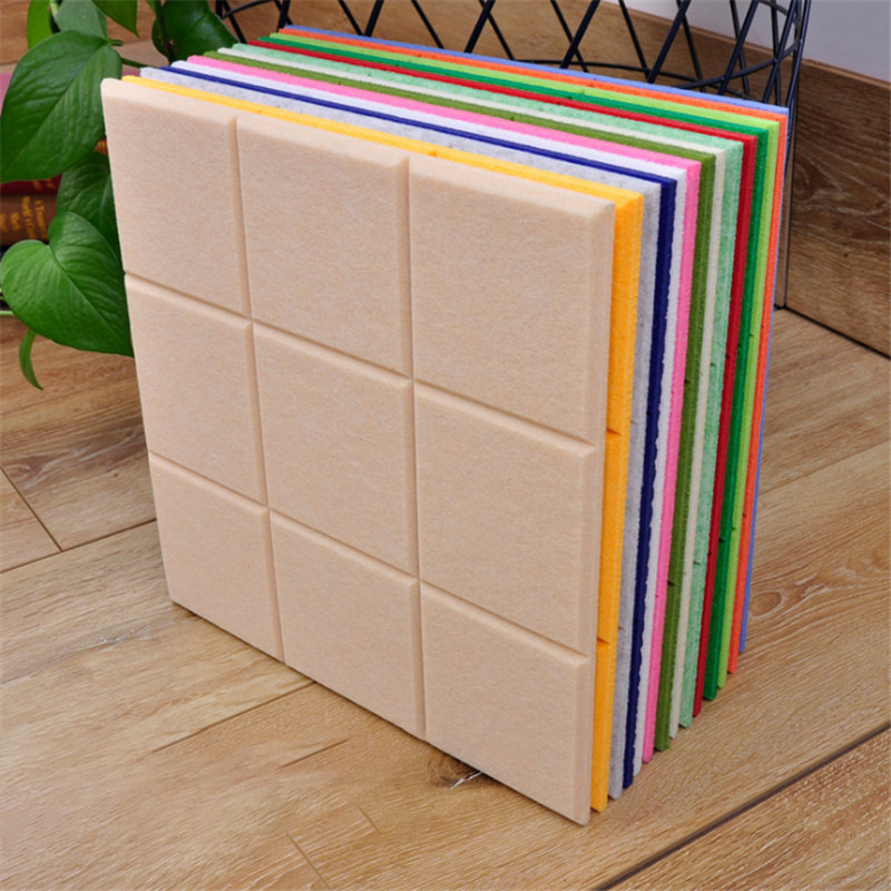 Picture of Cross-border polyester fiber color Jiugongge felt board soundproof sound-absorbing board kindergarten school classroom display board