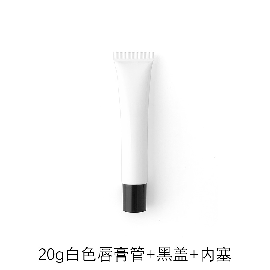 Picture of [Spot] 10g15g20g transparent white lipstick hose cosmetic hose packaging empty bottle lip gloss packaging